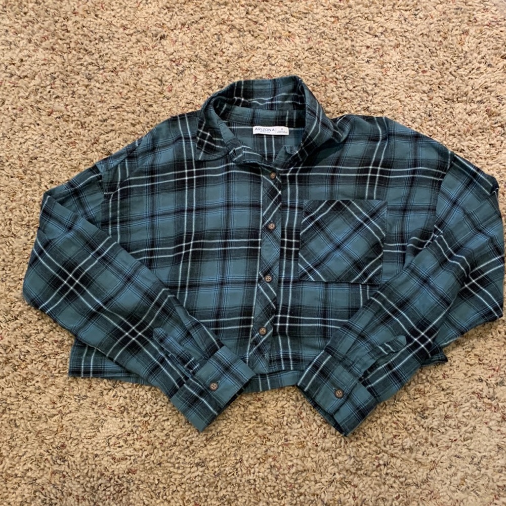 Arizona cropped flannel
